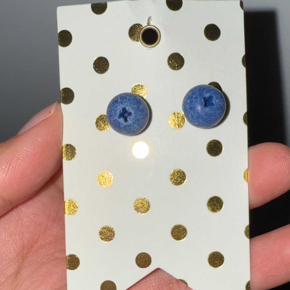 Blueberry Stud Earrings